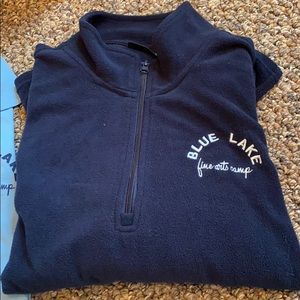 Blue Lake fine arts camp fleece quarter zip